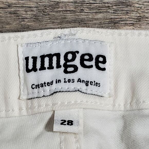 Umgee White Denim Skinny Jeans, Size 28 - Picture 2 of 8
